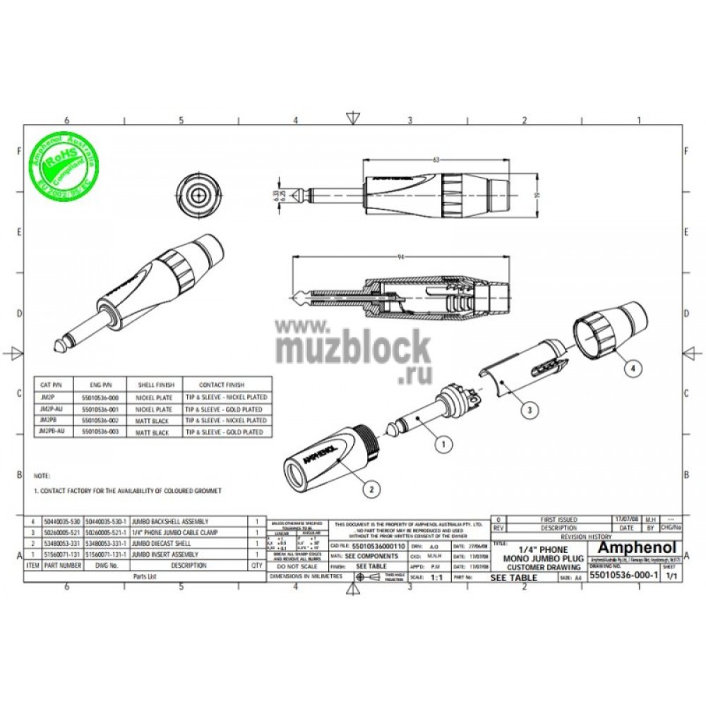 Amphenol JM2P